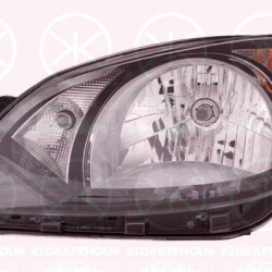 Headlight, Left, Illuminance [lx]: 20, H4, Housing Colour: black, without motor for headlamp levelling, 1ST 941 015B (SKODA), 1ST 941 015D (SKODA), 1ST 941 017B (SKODA), 1ST 941 017D (SKODA)