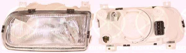 Headlight, H4, for vehicles with headlight levelling, Hella, Right, Illuminance [lx]: 17.5, 6U1941018 (SKODA)