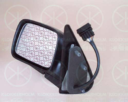 Exterior Mirror, for electric mirror adjustment, Convex, Heatable, Right, 6U1857502A (SKODA)