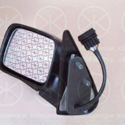 Exterior Mirror, for electric mirror adjustment, Convex, Heatable, Right, 6U1857502A (SKODA)