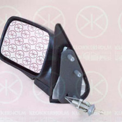 Exterior Mirror, Control: cable pull, Convex, Right, 6U1857502 (SKODA)