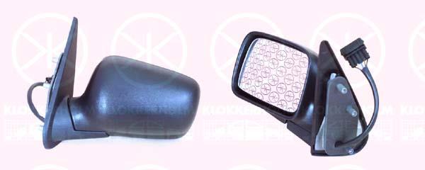 Exterior Mirror, for electric mirror adjustment, Aspherical, Heatable, Left, 6U1857501A (SKODA)