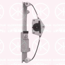 Window Regulator, without electric motor, Electric, Right Rear, 6Y1839462 (SKODA)