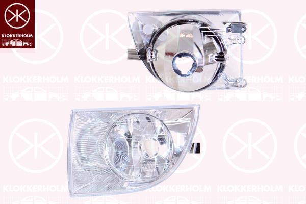 Front Fog Light, H8, with cornering light, Left Front, 5J0941701 (SKODA)