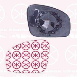 Mirror Glass, exterior mirror, Left, Aspherical, 5J0857521H (SKODA)