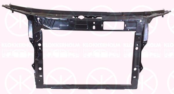 Radiator Support, for vehicles with air conditioning, Steel, Full Body Section, 5J0805591 (SKODA)