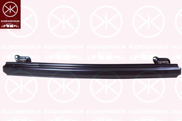 Support, bumper, Rear, Steel, 5J6807305A (SKODA), 5J6807305C (SKODA)