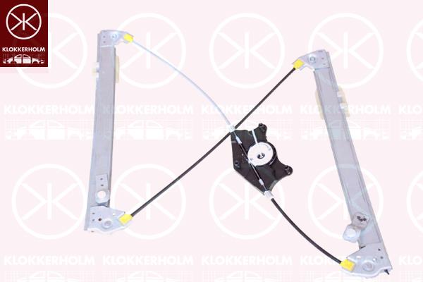 Window Regulator, OE-type, without electric motor, Electric, Left Front, 6V0837461 (SKODA), 6V0837461A (SKODA), 6V0837461B (SKODA), 6V0837461C (SKODA)