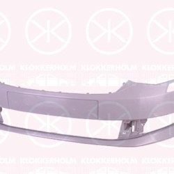 Bumper, w/primer, Front, with hole(s) for washer nozzle, 6V0807221D (SKODA), 6V0807221E (SKODA)