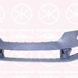 Bumper, Front, with hole(s) for washer nozzle, 6V0807221G (SKODA)