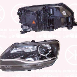 Headlight, Right, Xenon, D5S, with motor for headlamp levelling, Valeo, 5JB941016C (SKODA), 5JB941018C (SKODA)