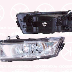 Front Fog Light, H8, Left Front, Housing Colour: chrome, 5JA941699 (SKODA), 5JA941701 (SKODA)