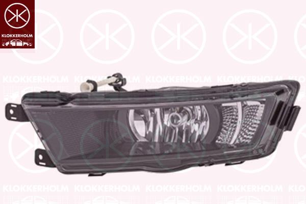 Front Fog Light, Right Front, H8, with daytime running light (LED), Housing Colour: black, ZKW, 1062.102.0091, 5JA941700C (SKODA), 5JA941702C (SKODA)