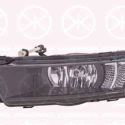 Front Fog Light, Right Front, H8, with daytime running light (LED), Housing Colour: black, ZKW, 1062.102.0091, 5JA941700C (SKODA), 5JA941702C (SKODA)