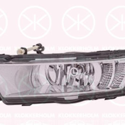 Front Fog Light, Left Front, H8, with daytime running light (LED), Housing Colour: chrome, ZKW, 5JA941699B (SKODA), 5JA941701B (SKODA)