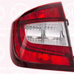 Tail Light Assembly, Left, Light Function: with taillight (LED), P21W, PY21W, Lamp Type: P21/4W, without bulb holder, Visteon, 5JH 945 711 (SKODA), 5JH945711 (SKODA)