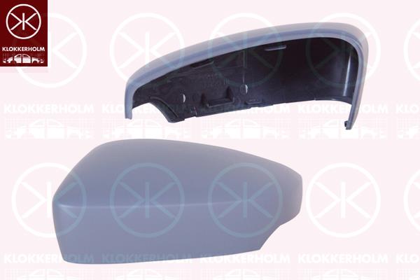 Housing, exterior mirror, Right, Light Function: for indicator, w/primer, 6V0857538A (SKODA), 6V0857538AGRU (VW), 6V0857538AGRU (SKODA), 6V0857538AGRU (SEAT)