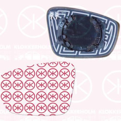 Mirror Glass, exterior mirror, Left, Heatable, Convex, 5JA857521C (SKODA), 5JA857521B (VW), 5JA857521B (SKODA), 5JA857521C (VW), 5JA857521C (SEAT)