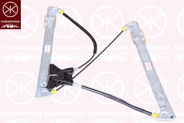 Window Regulator, OE-type, without electric motor, Electric, Left Front, 5JA 837 461 (SEAT), 5JA837461 (SKODA)