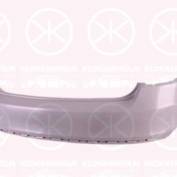 Bumper, Rear, Smooth, 5JH807421A (SKODA), 5JH807421B (SKODA)