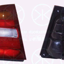 Tail Light Assembly, without bulb holder, Left, 1U6945095A (SKODA), 1U6945111A (SKODA)