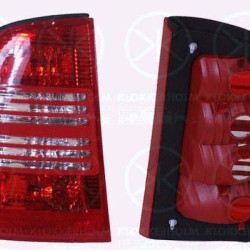 Tail Light Assembly, without bulb holder, Left, 1U9945111 (SKODA)