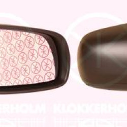 Exterior Mirror, Control: cable pull, Large mirror housing, Convex, Right, 1U1857502BJ (SKODA)