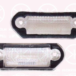 Licence Plate Light, without bulb holder, 1H5 943 119 (VW), 1H5943119 (SKODA)