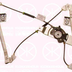 Window Regulator, OE-type, Right Front, Electric, without electric motor, 1U0837462A (SKODA), 1U0837462B (SKODA)