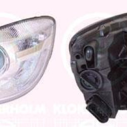 Headlight, H7/H1, with motor for headlamp levelling, Left, Illuminance [lx]: 17.5, 1Z1941017S (SKODA)