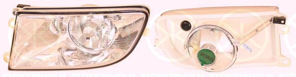 Front Fog Light, H8, Right Front, 1Z0941701 (SKODA)