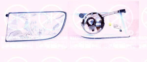 Front Fog Light, H8, Visteon, Left Front, 1Z0941701 (SKODA)