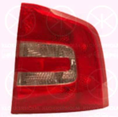 Tail Light Assembly, without bulb holder, Left, 1Z9945111 (SKODA), 1Z9945111B (SKODA)