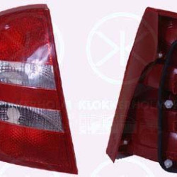 Tail Light Assembly, without bulb holder, Left, 1Z5945111A (SKODA)