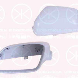 Housing, exterior mirror, w/primer, Large mirror housing, Right, 1Z0857538 9B9 (VW), 1Z0857538A GRU (SKODA), 6QD857538GRU (SKODA)