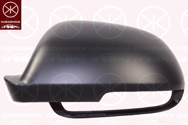 Housing, exterior mirror, Left, Upper section, w/primer, 3T0857537 GRU (SKODA)