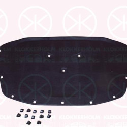 Engine Compartment Noise Insulation, Centre Section, Fitting Position: Bonnet, 1Z0863831A (SKODA)