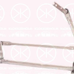 Wiper Linkage, Front, Set, for left-hand drive vehicles, 1Z1 955 601 (AUDI), 1Z1955601 (VW), 1Z1955601 (SKODA), 1Z1955601 (SEAT)