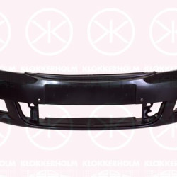 Bumper, Front, Smooth, with hole(s) for parking distance control, 1Z0807221M (SKODA), 1Z0807221P (SKODA)