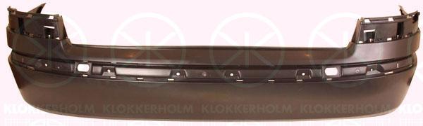 Bumper, w/primer, Rear, 1Z5807421 (SKODA), 1Z5807421A (SKODA)