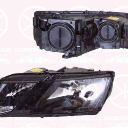 Headlight, Right, Illuminance [lx]: 20, H7/H7, with motor for headlamp levelling, AL, 5E1941016C (SKODA), 5E1941018C (SKODA)