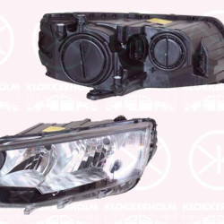 Headlight, Left, Bi-Xenon, with dynamic bending light, with motor for headlamp levelling, without control unit for Xenon, D3S (Gas Discharge Lamp), AL, 5E1941015A (SKODA), 5E1941017A (SKODA)