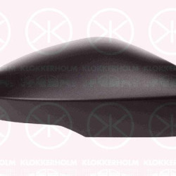 Housing, exterior mirror, Right, black, 5E0857538 9B9 (SKODA)