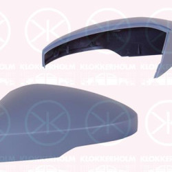 Housing, exterior mirror, Right, w/primer, 5E0857538A GRU (SKODA), 2GA857538GRU (VW)