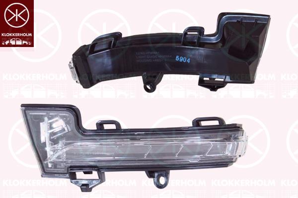 Direction Indicator, Exterior Mirror, Left, LED, 2GA949101A (VW), 5E0949101 (SKODA)