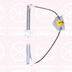 Window Regulator, OE-type, without electric motor, Electric, Right Rear, 5E0839462 (SKODA)