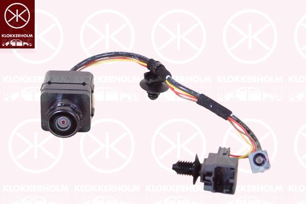 Rear View Camera, parking distance control, Rear Section, 3Q0980121L (SKODA)