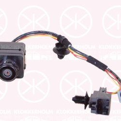 Rear View Camera, parking distance control, Rear Section, 3Q0980121L (SKODA)