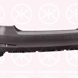 Bumper, Rear, black, not for trim level: RS, 5E5807421 (SKODA)