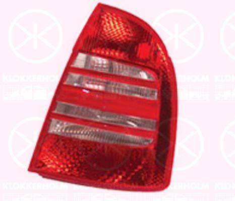 Tail Light Assembly, without bulb holder, Right, 3U5945096 (SKODA), 3U5945112 (SKODA)